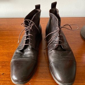 Paul Smith distressed leather - ankle boots